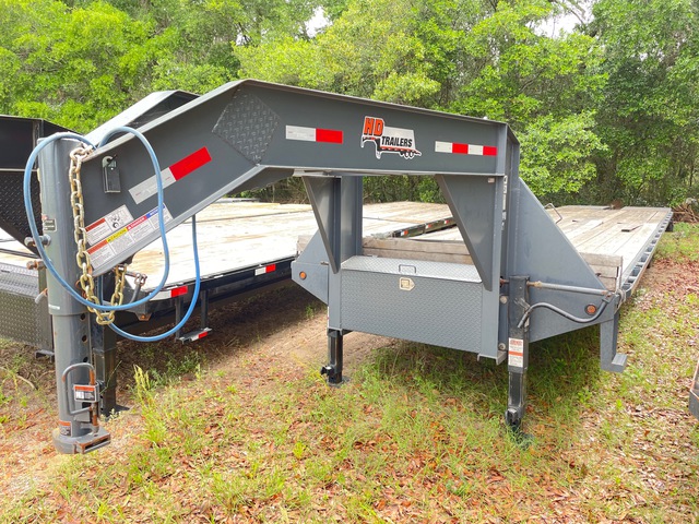 2025 HD Trailer 40 ft T/A Gooseneck Equipment Trailer