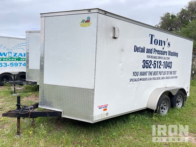 2022 Covered Wagon 14 ft T/A Enclosed Trailer