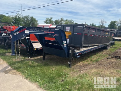 2025 Horizon 14000 lb 40 ft T/A Gooseneck Flatbed Trailer