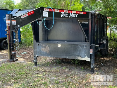 2025 Trail Maxx 16 ft T/A T/A Demolition Dump Utility Trailer