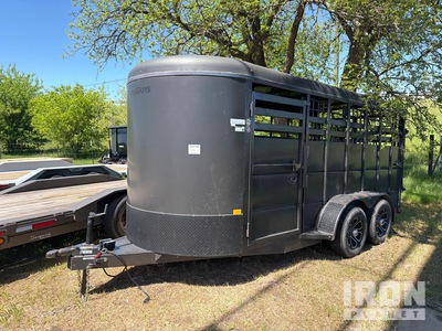 2024 Good Guys 6x16 EXO Series 10 ft T/A T/A Horse Trailer مقطورة للخيول