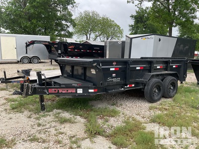 2024 ED Trailers LPT8314272S-BP 14 ft T/A Remolque Bañera Ligero