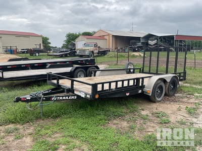2025 PJ UL161 16 ft T/A Utility Trailer