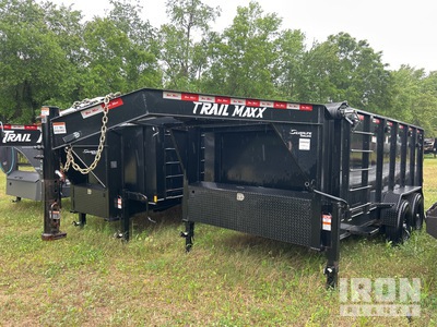 2024 Trail Maxx 14 ft T/A Gooseneck Tipping Utility Trailer