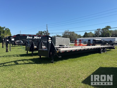 2025 Trailmax 40 ft T/A Gooseneck Flatbed Trailer