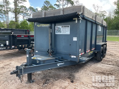 2023 American Made 16 ft T/A Demolition Remorque à benne basculante arrière