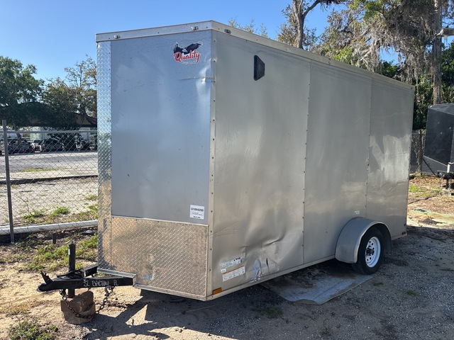 2024 Quality Cargo 12 ft S/A Enclosed Trailer