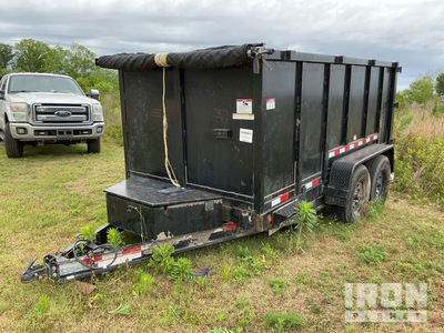 2024 Top Shelf 12 ft 0 in T/A Remolque Bañera Ligero
