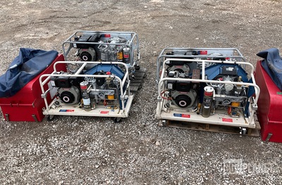 (4) Assorted Bauer Breathing Air Units