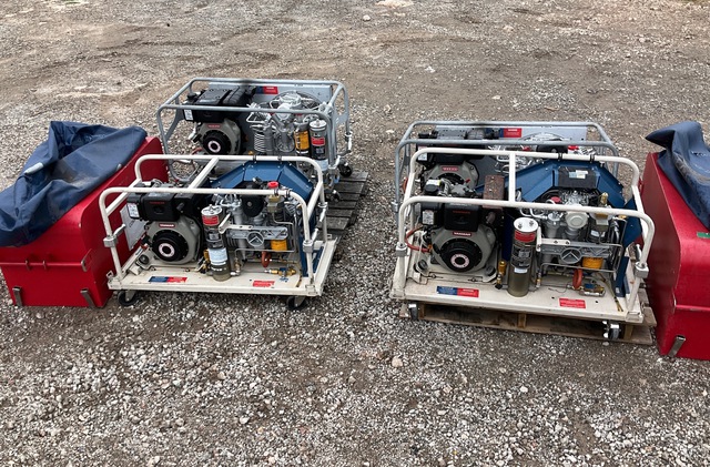 (4) Assorted Bauer Breathing Air Units
