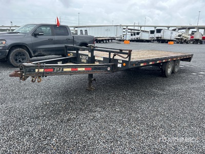 2018 PJ F8202 20 ft T/A Equipment Trailer