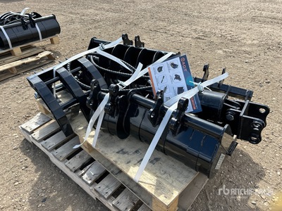 Quantity of (9) 2026 AGT 12EX-ATA Mini Excavator Attachments (Unused)