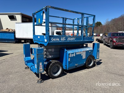 2006 Genie GS-3268 RT 4x4 Dual Fuel Scissor Lift