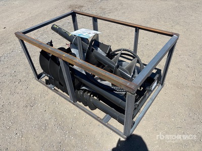 2026 Mower King SSECAG-Y Skid Steer Auger (Unused)