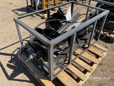 2026 Mower King SSECAG-Y Skid Steer Auger (Unused)