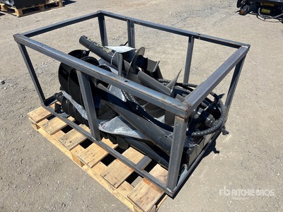 2026 Mower King SSECAG-Y Skid Steer Auger (Unused)
