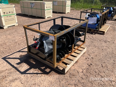 2026 Mower King SSECAG-Y Skid Steer Auger (Unused)