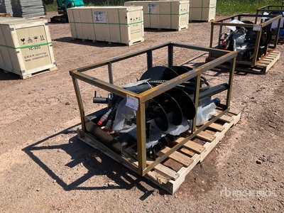 2026 Mower King SSECAG-Y Skid Steer Auger (Unused)