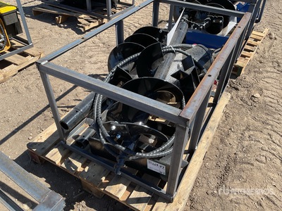 2026 Mower King SSECAG-Y Skid Steer Auger (Unused)