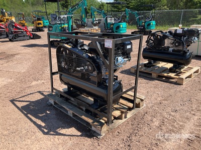 2026 AGT AC Skid-Mounted 40 gal Air Compressor (Unused)