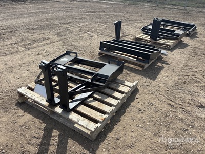 Quantity of (4) 2026 AGT SSCPF48-4400-HFF 48 in Skid Steer Forks (Unused)