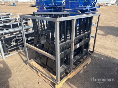 Quantity of (5) 2026 Mower King SA-100 48 in Heavy Duty Skid Steer Forks (Unused)