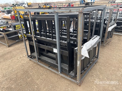 Quantity of (5) 2026 Mower King SA-100 48 in Heavy Duty Skid Steer Forks (Unused)