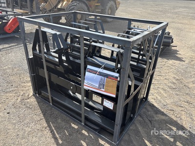 Quantity of (5) 2026 AGT SSCPF42-2200-WFF 42 in Skid Steer Forks (Unused)