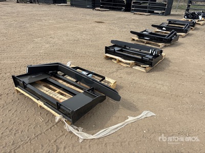 Quantity of (5) 2026 AGT SSCPF48-4400-WFF Skid Steer Forks (Unused)