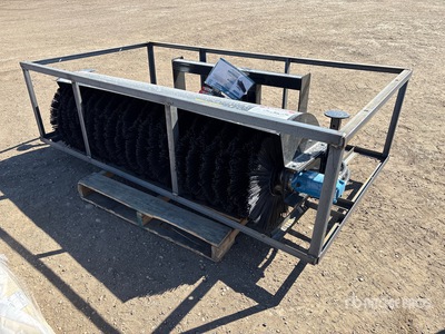2026 Mower King SSAB72 72 in Skid Steer Broom (Unused)