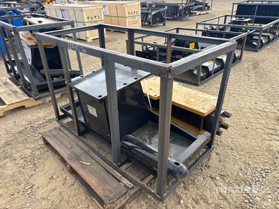 2026 AGT PD750-PZ Skid Steer Post Pounder ملحقات معدة الحمل الصغيرة المجنزرة المتنوعة (Unused)