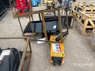 2026 AGT PD750-PZ Skid Steer Post Pounder スキッドステア付属部品 (Unused)