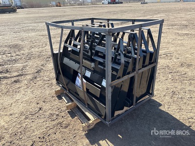 Quantity of (5) 2026 AGT SSCPF48-6600-WFF 48 in Skid Steer Forks (Unused)