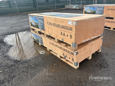 2025 AGR-MS2642 26 ft x 42 ft Metal Garage Bâtiment d'entreposage (Unused)