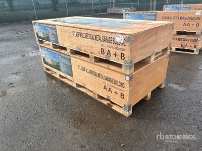 2025 AGR-MS2642 26 ft x 42 ft Metal Garage Bâtiment d'entreposage (Unused)