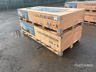 2025 AGR-MS2642 26 ft x 42 ft Metal Garage Storage Building (Unused)