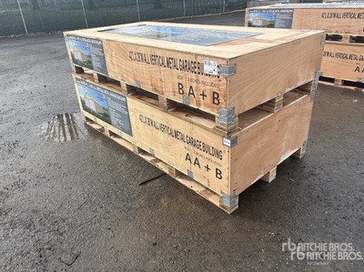 2025 AGR-MS2642 26 ft x 42 ft Metal Garage Bâtiment de stockage (Unused)