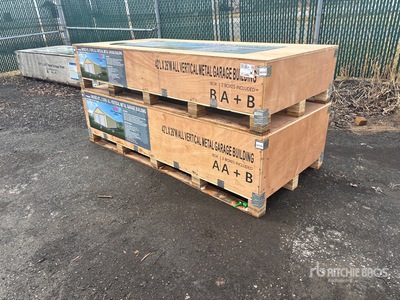 2025 AGR-MS2642 26 ft x 42 ft Metal Garage Bâtiment d'entreposage (Unused)