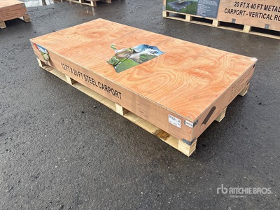 2025 Agriquip CP1220 12 ft x 20 ft Carport (Unused)