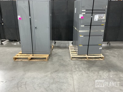 (2) Filing Cabinets, (1) Bookcase & (1) Storage Locker