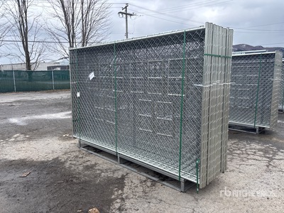 Quantity of (20) 2025 GLCF1006 10 ft x 6 ft Chain Link Temporary Clôture du site (Unused)