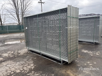 Quantity of (20) 2025 GLCF1006 10 ft x 6 ft Chain Link Temporary Clôture du site (Unused)