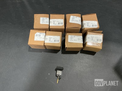 (8) Ducommun 10648SS10-5 Push Buttons