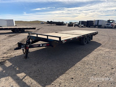 2022 H & H 20 ft T/A Equipment Trailer