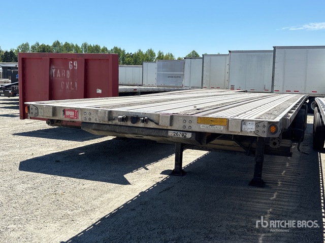 2016 Utility FS2CHA 53 ft T/A Spread Axle Flatbed Trailer