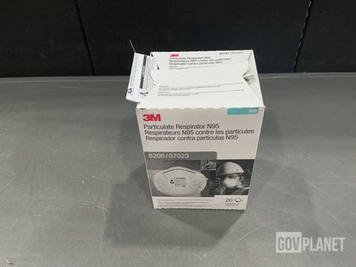 (1,019) 3M N95 Particulate Respirators
