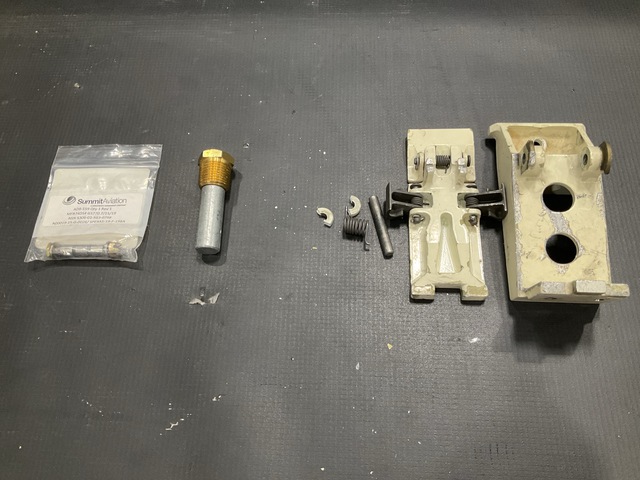 (2) Aircraft Bolt Blanks, (1) Mortise Latch & Assorted Items