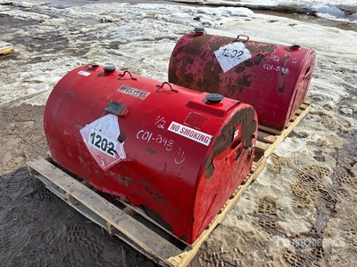 Quantity of (2) Tidy Tanks 444 L Portable Steel خزان وقود