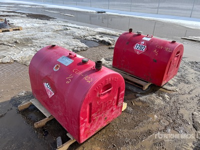 Quantity of (2) Tidy Tanks 590 L Steel خزان وقود