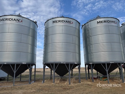 Meridian +/- 5000 bu 5 Ring Hopper Grain Bin